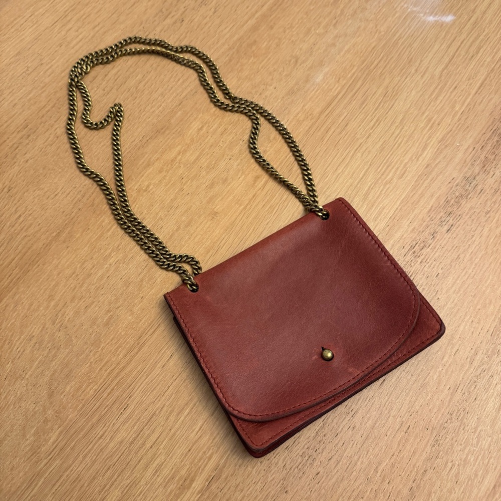 Madewell The Chain Bag - Brown/Cognac